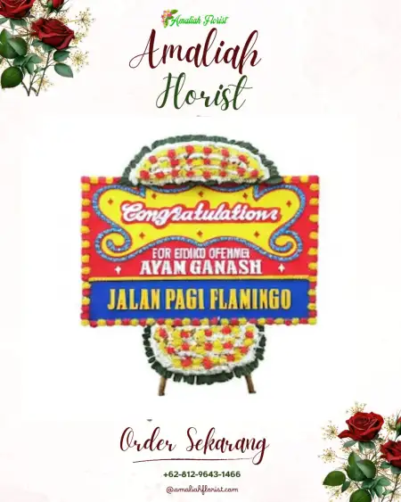 Sewa Papan Bunga Cadas Kertajaya
